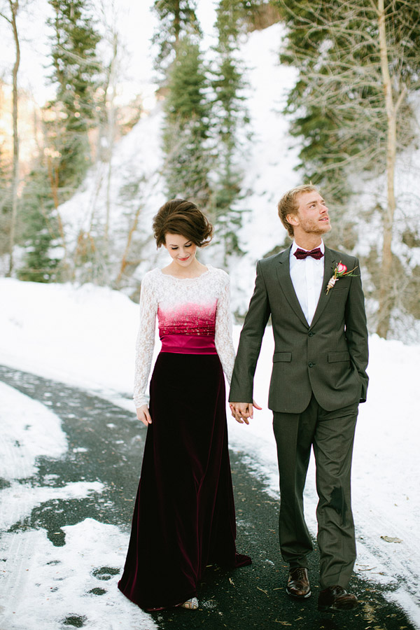 winter velvet wedding dresses