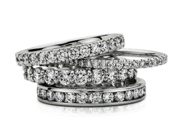 Riviera Pavé Ruby Eternity Ring in 18k White Gold (1.5mm) | Ruby eternity  ring, Eternity ring, White gold jewelry