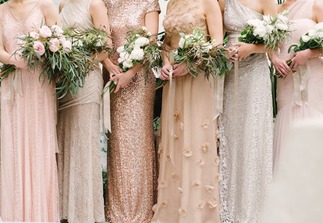 Ideas for Mix and Match Bridesmaid Dresses