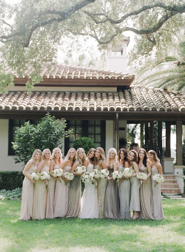35 Ideas for Mix and Match Bridesmaid Dresses