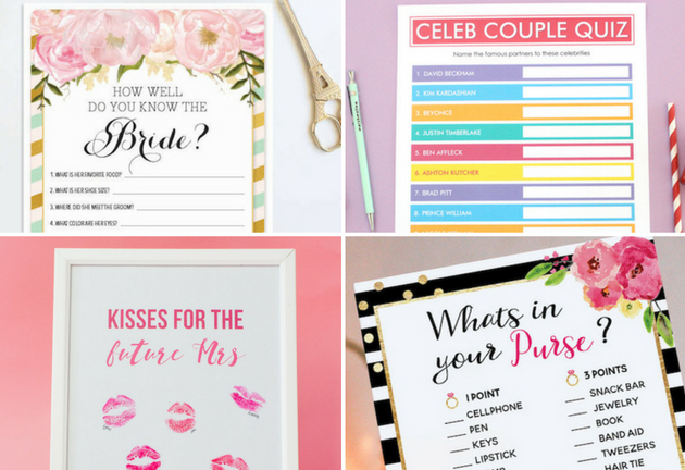 photo game BRI002 Game Card Brunch Game How old were they Game INSTANT DOWNLOAD Bridal Shower Games Hens Night Bachelorette Games