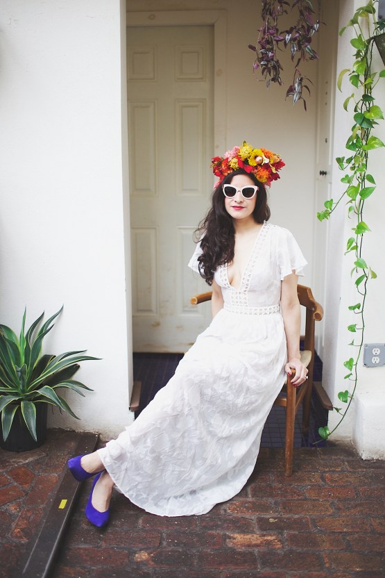 Cool Fiesta Wedding Inspiration by Claire Eliza Photography and High Violet Flowers 35