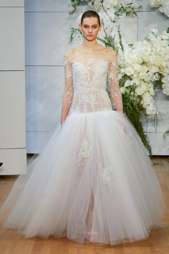 Best of Bridal Fashion Week: Monique Lhuillier Wedding Dress Collection ...