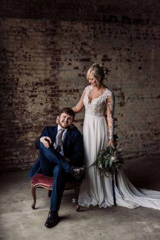 Moody Winter Wedding Inspiration by Kelcy Leigh Photography 24