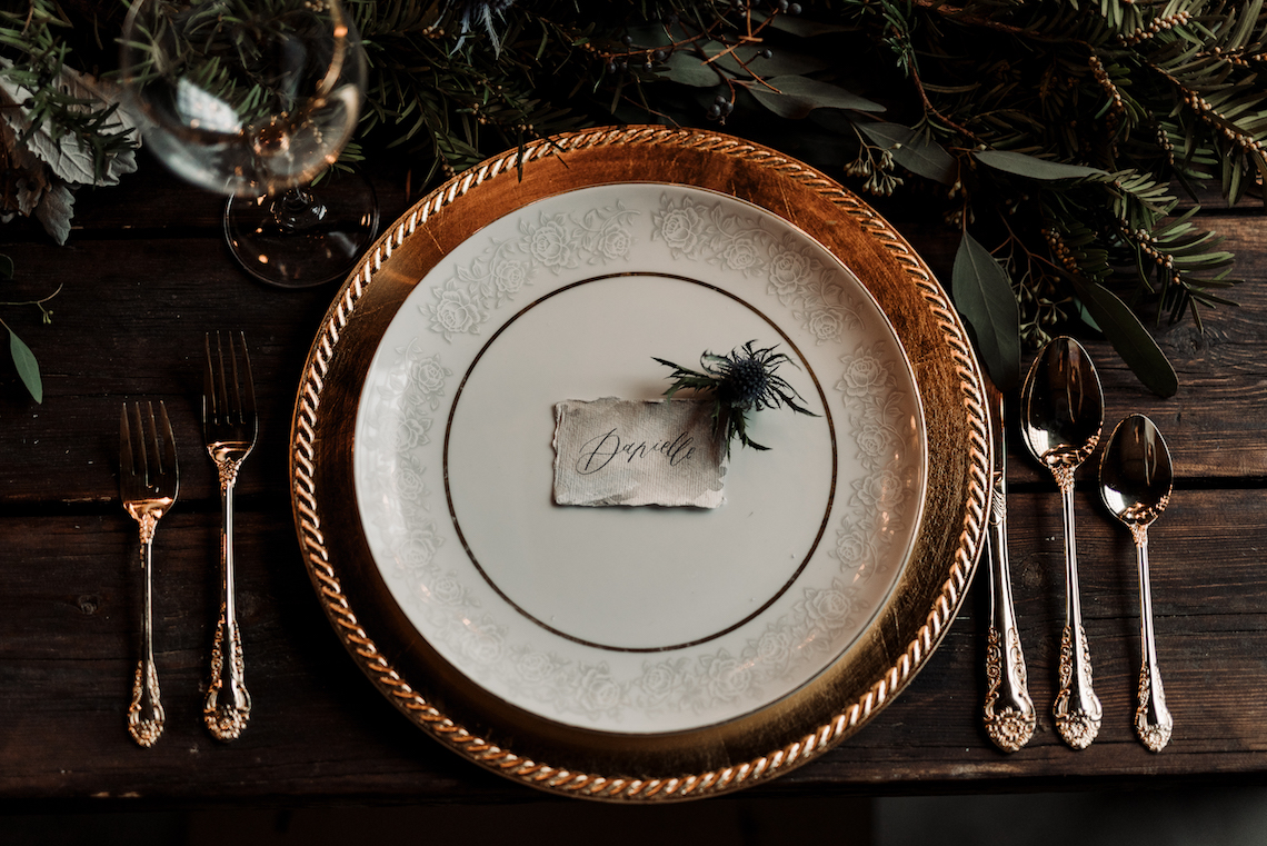 Moody Winter Wedding Inspiration by Kelcy Leigh Photography 31