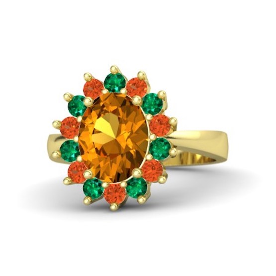 oval-citrine-14k-yellow-gold-ring-with-fire-opal-and-emerald