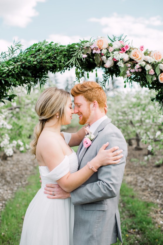 Bright and Colorful Apple Blossom Orchard Wedding Inspiration | Shanell Photography & Mitten Weddings and Events 10