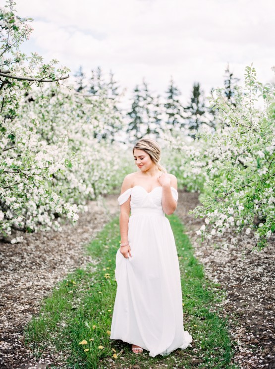 Bright and Colorful Apple Blossom Orchard Wedding Inspiration | Shanell Photography & Mitten Weddings and Events 66