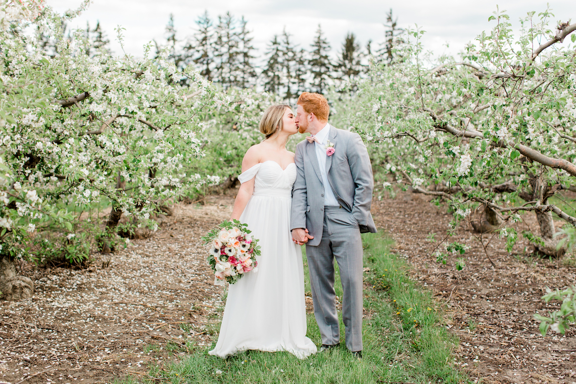 Bright and Colorful Apple Blossom Orchard Wedding Inspiration | Shanell Photography & Mitten Weddings and Events 72