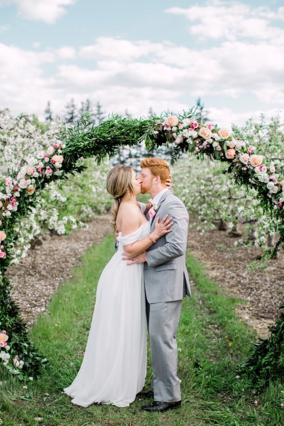 Bright and Colorful Apple Blossom Orchard Wedding Inspiration | Shanell Photography & Mitten Weddings and Events 9