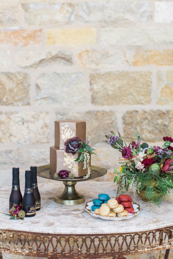 Romantic Gold, Grey and Berry Vineyard Wedding Inspiration | Jenny Quicksall & An Enlightened Event 22