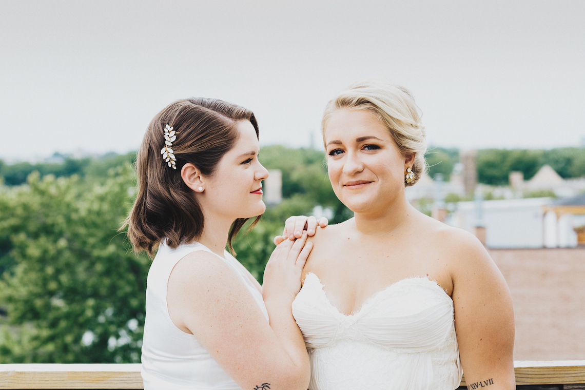The Sweetest Autumnal Elopement Inspiration (On A Rooftop!) | Rachel Brown Kulp Photography 13