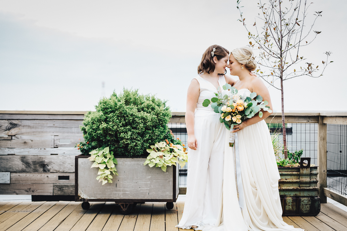 The Sweetest Autumnal Elopement Inspiration (On A Rooftop!) | Rachel Brown Kulp Photography 27