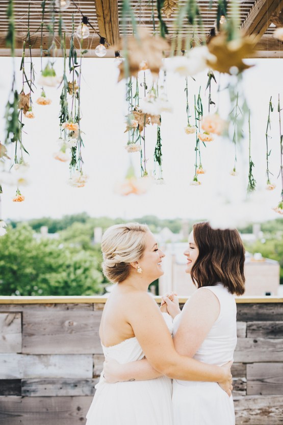 The Sweetest Autumnal Elopement Inspiration (On A Rooftop!) | Rachel Brown Kulp Photography 48