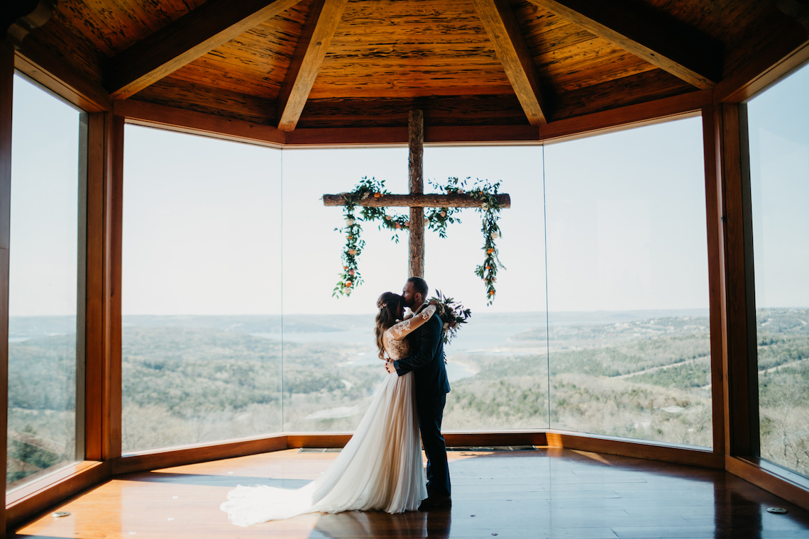 Boho Ozarks Wedding in an Magnificent Hilltop Chapel | Unveiled Radiance Photography 3
