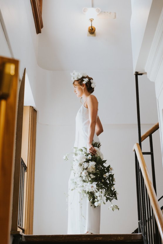 Cool Courthouse Wedding Inspiration Featuring A Bridal Jumpsuit | Rachel Birkhofer Photography 15