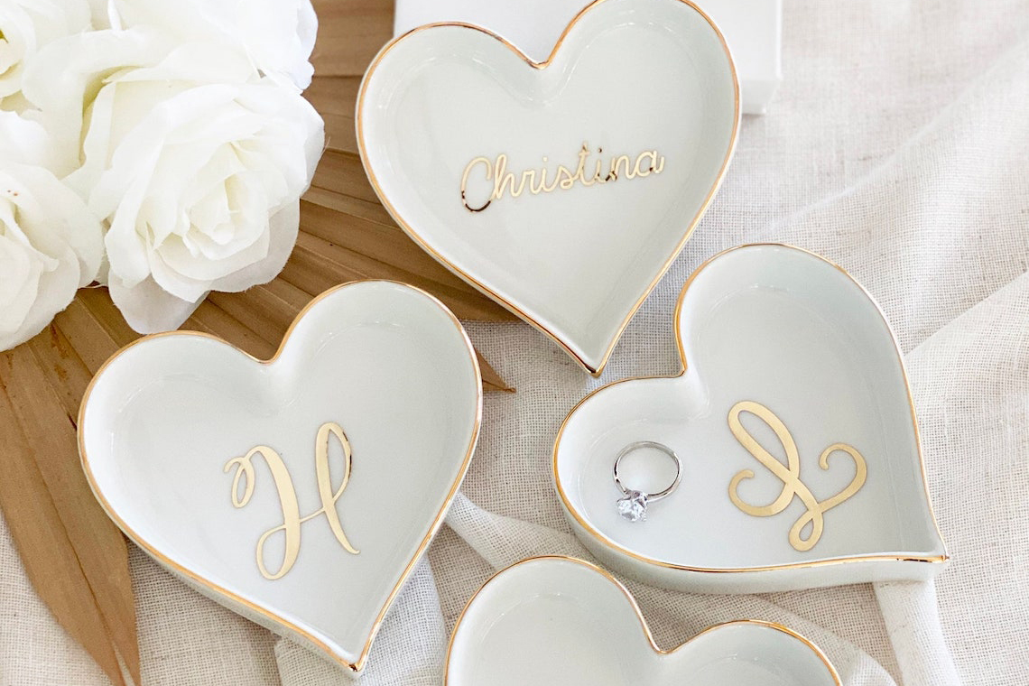 Platos de fiesta de anillo mod - Los mejores regalos para la novia - Copia de reflejos de boda
