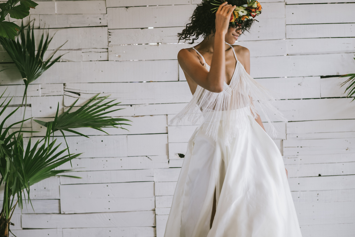Boho Gowns & Cool Bridal Separates From The Tropical Town of Brooklyn | Loulette Bride 12
