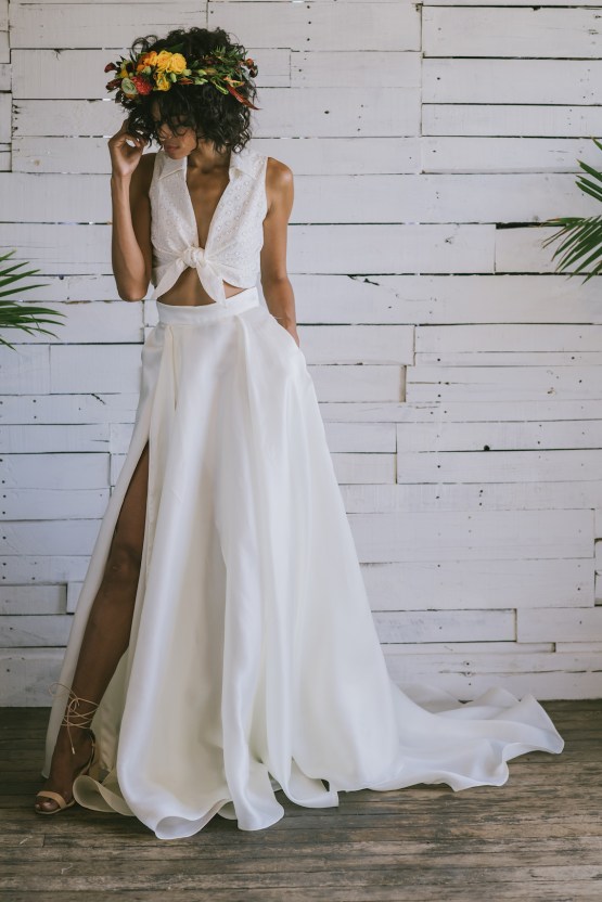 Boho Gowns & Cool Bridal Separates From The Tropical Town of Brooklyn | Loulette Bride 22