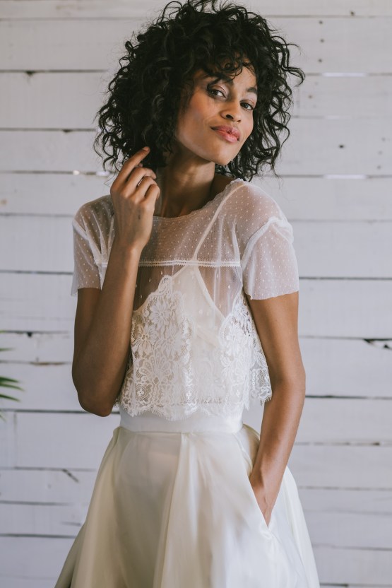 Boho Gowns & Cool Bridal Separates From The Tropical Town of Brooklyn | Loulette Bride 23