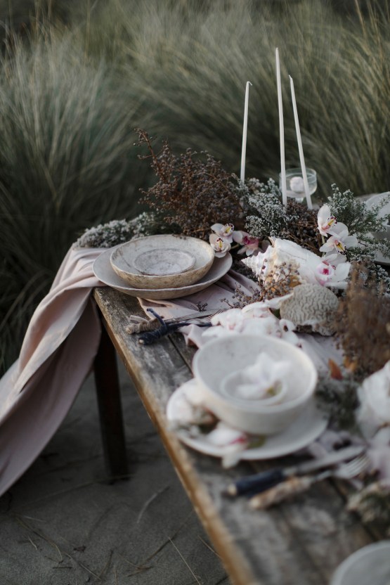 Driftwood & Seagrass, Seaside Boho Wedding Inspiration | Monica Leggio 19