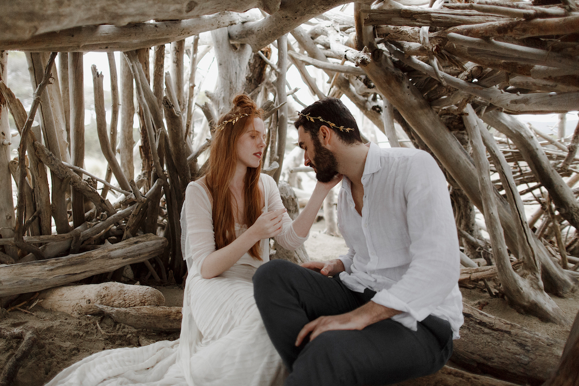 Driftwood & Seagrass, Seaside Boho Wedding Inspiration | Monica Leggio 9