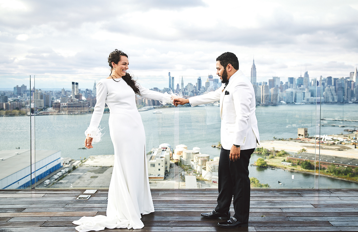 Stylish New York Wedding With Incredible City Views | Bri Johnson Photography 14