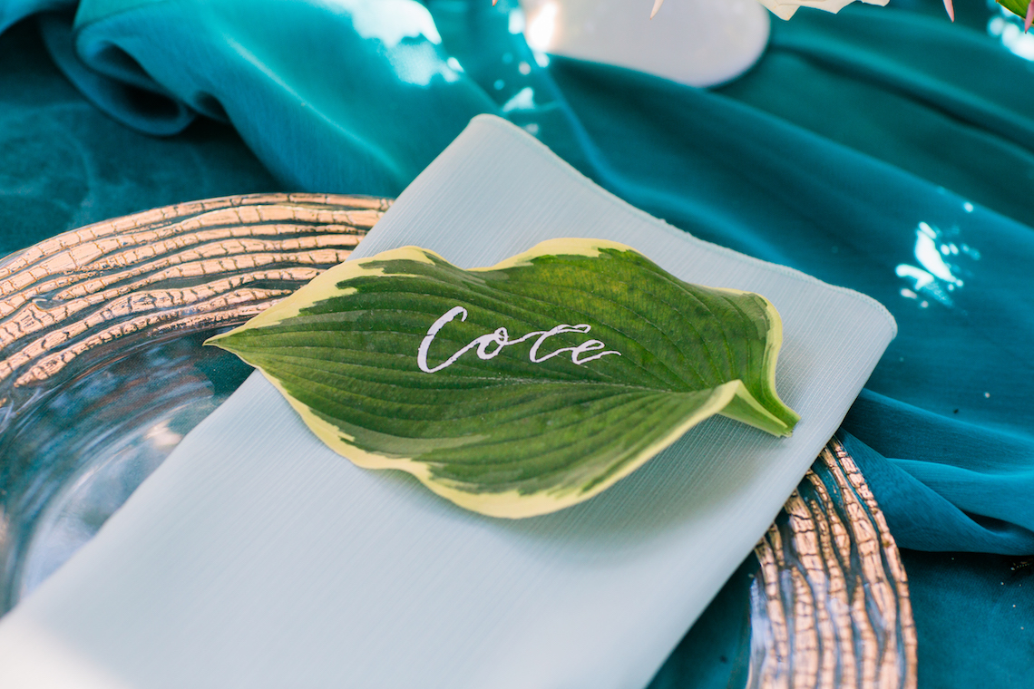 Vibrant Ocean Blue Watercolor Wedding Inspiration | Lola Event Productions | Artistrie Co. 3