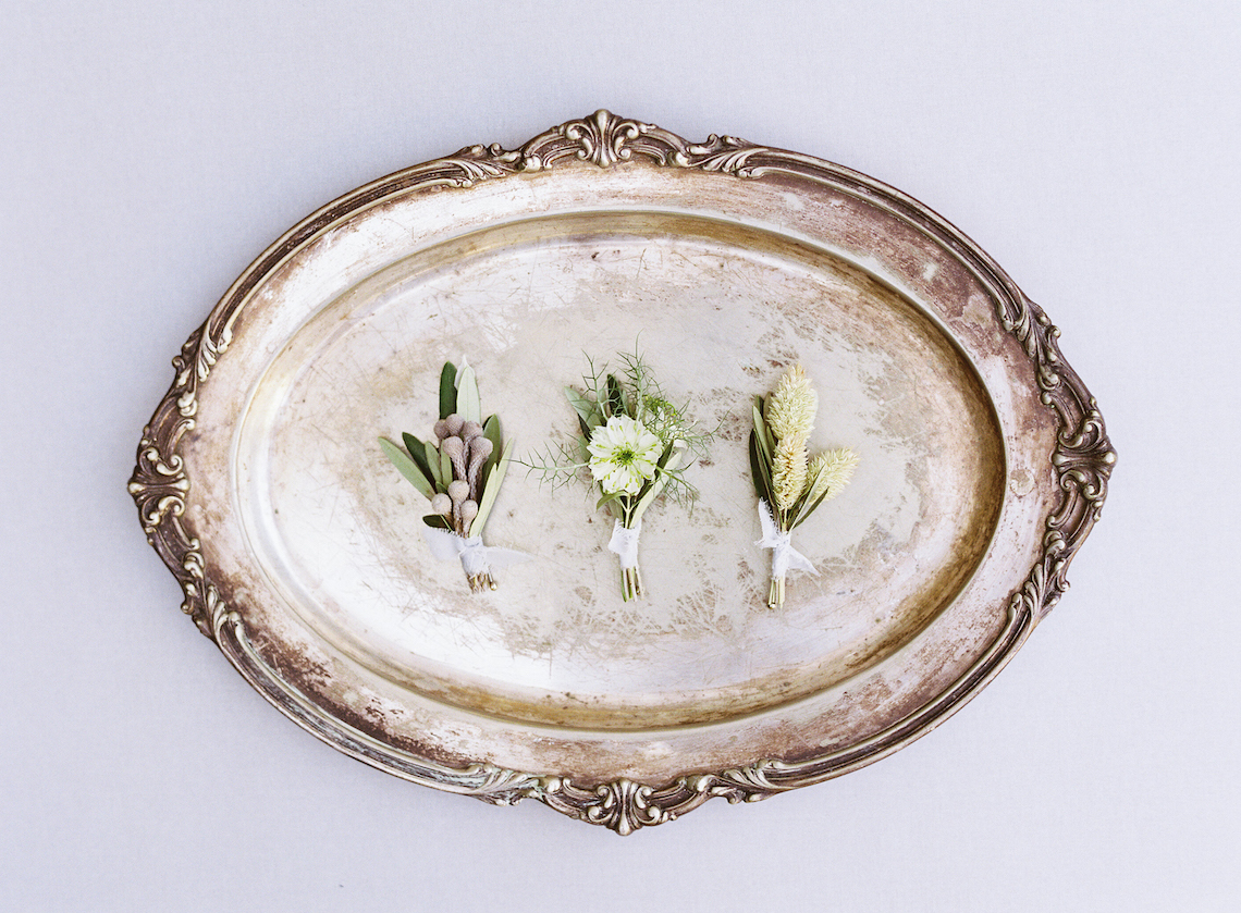 Vintage Lace; Pretty Wedding Ideas Featuring A Crepe Cake & Lamb’s Ear Bouquet | Nathalie Cheng 43