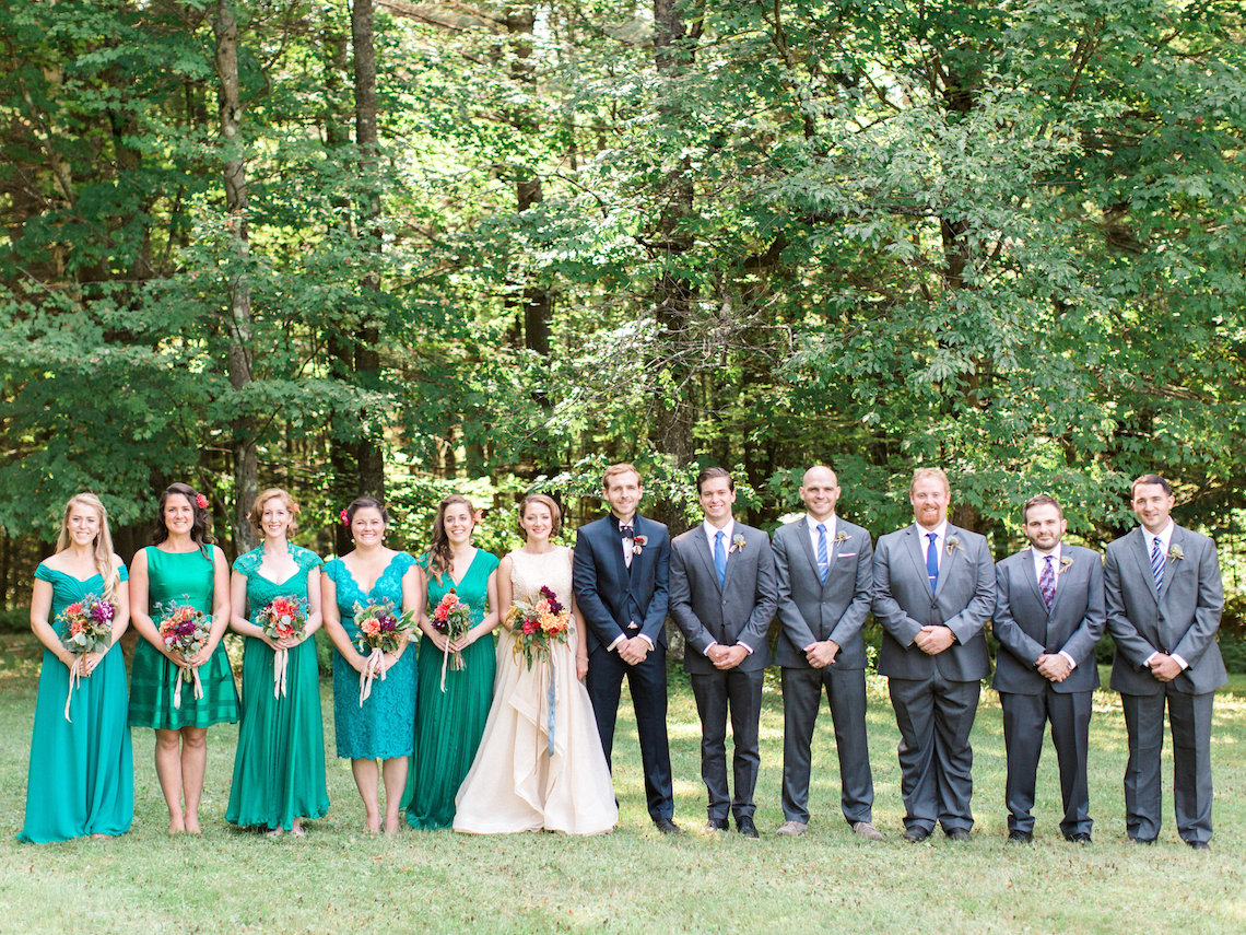 Colorful Vermont Lodge Wedding (With Sparkler Magic!) | Molly Lichten Photography 43