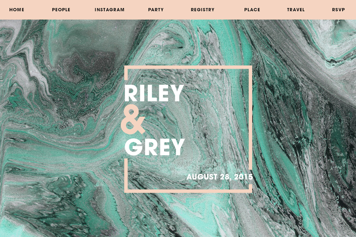 Create A Wedding Website As Unique As Your Are With Riley & Grey 10