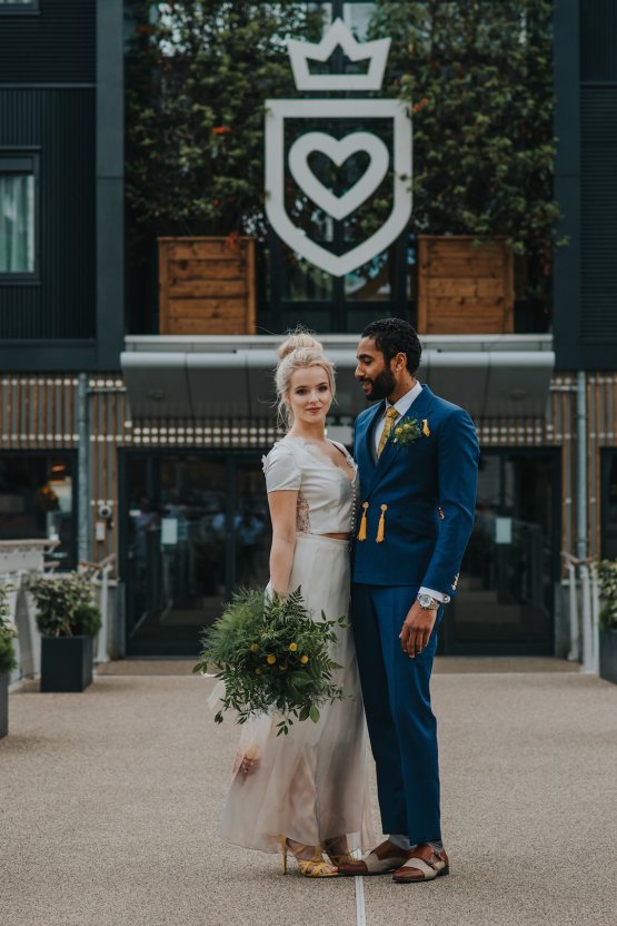 Modern Industrial London Wedding Inspiration With Succulents | Remain in the Light Photography 22