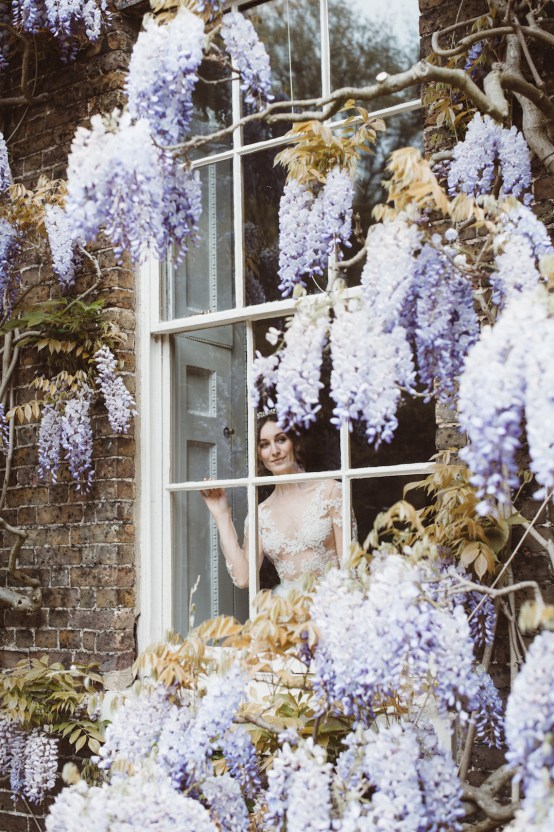 Romantic Wisteria Wedding Inspiration At Fulham Palace | Kitty Wheeler Shaw Photography 11