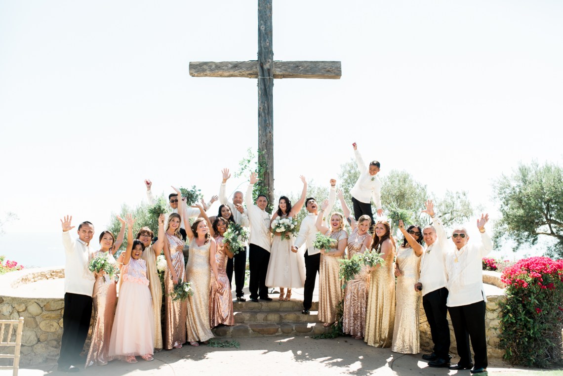 Sparkling Pink & Gold California Wedding | Haley Richter Photography 8