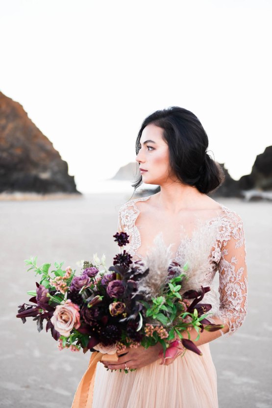 Ethereal Pacific Northwest Beachy Wedding Inspiration | Jessica Lynn Photography 17
