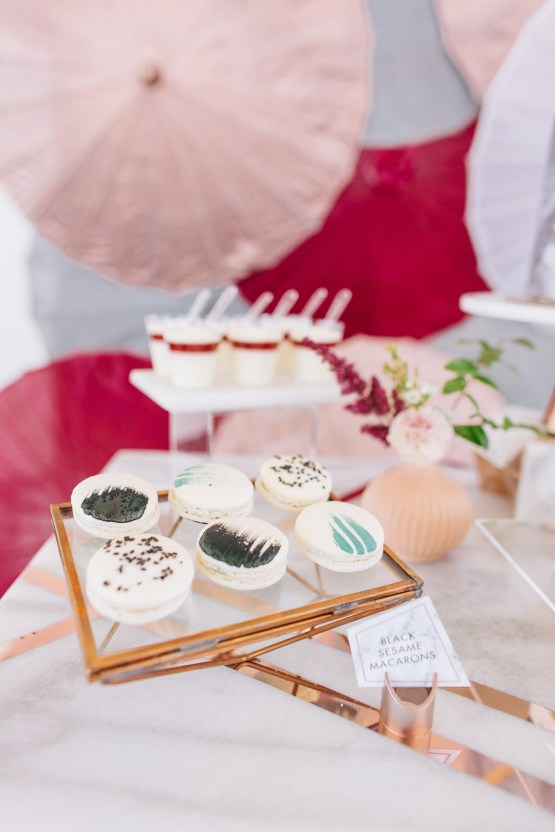 Modern Japanese Inspired Rooftop Wedding Inspiration (With Sushi & Uni, Yum!) | CCL Events | Christine Farah Photography 11