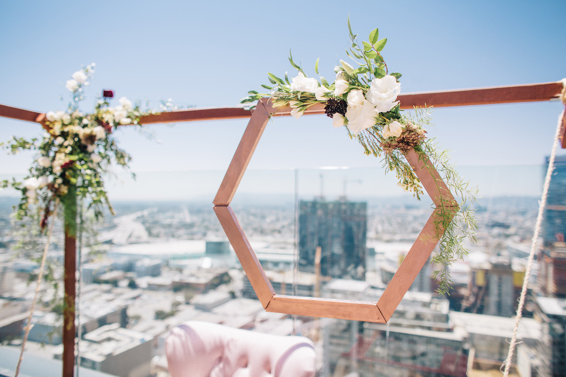 Modern Japanese Inspired Rooftop Wedding Inspiration (With Sushi & Uni, Yum!) | CCL Events | Christine Farah Photography 49