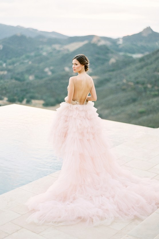 Malibu Wedding Inspiration With A Ruffled Pink Dress | Pura Vida Photography 30