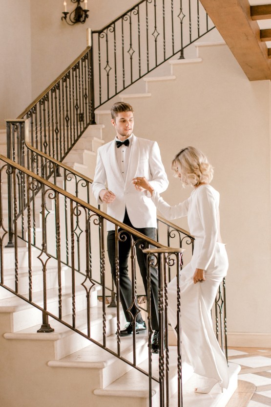 Fashion-forward Black & White Wedding Ideas From Malibu | Babsy Ly 17