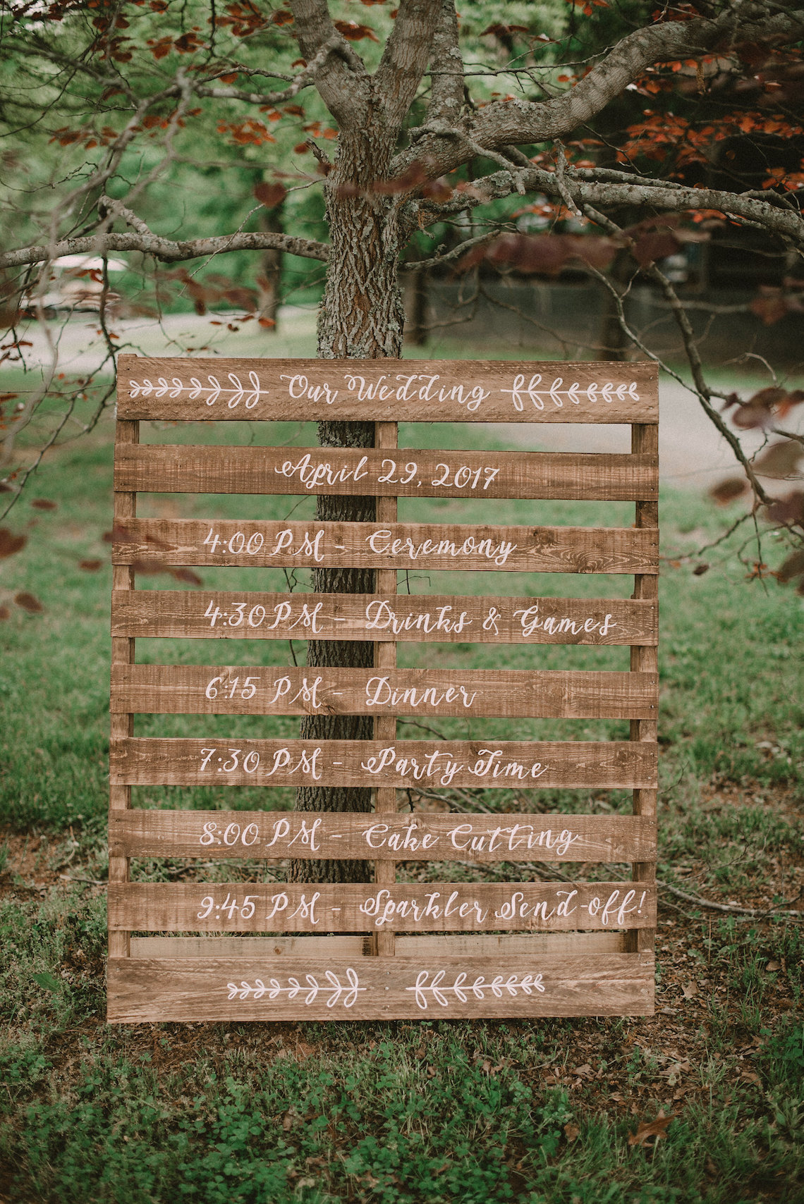 Pretty Pink Countryside Wedding (With Cute Aisle Signage) | Barkerture Photo 41