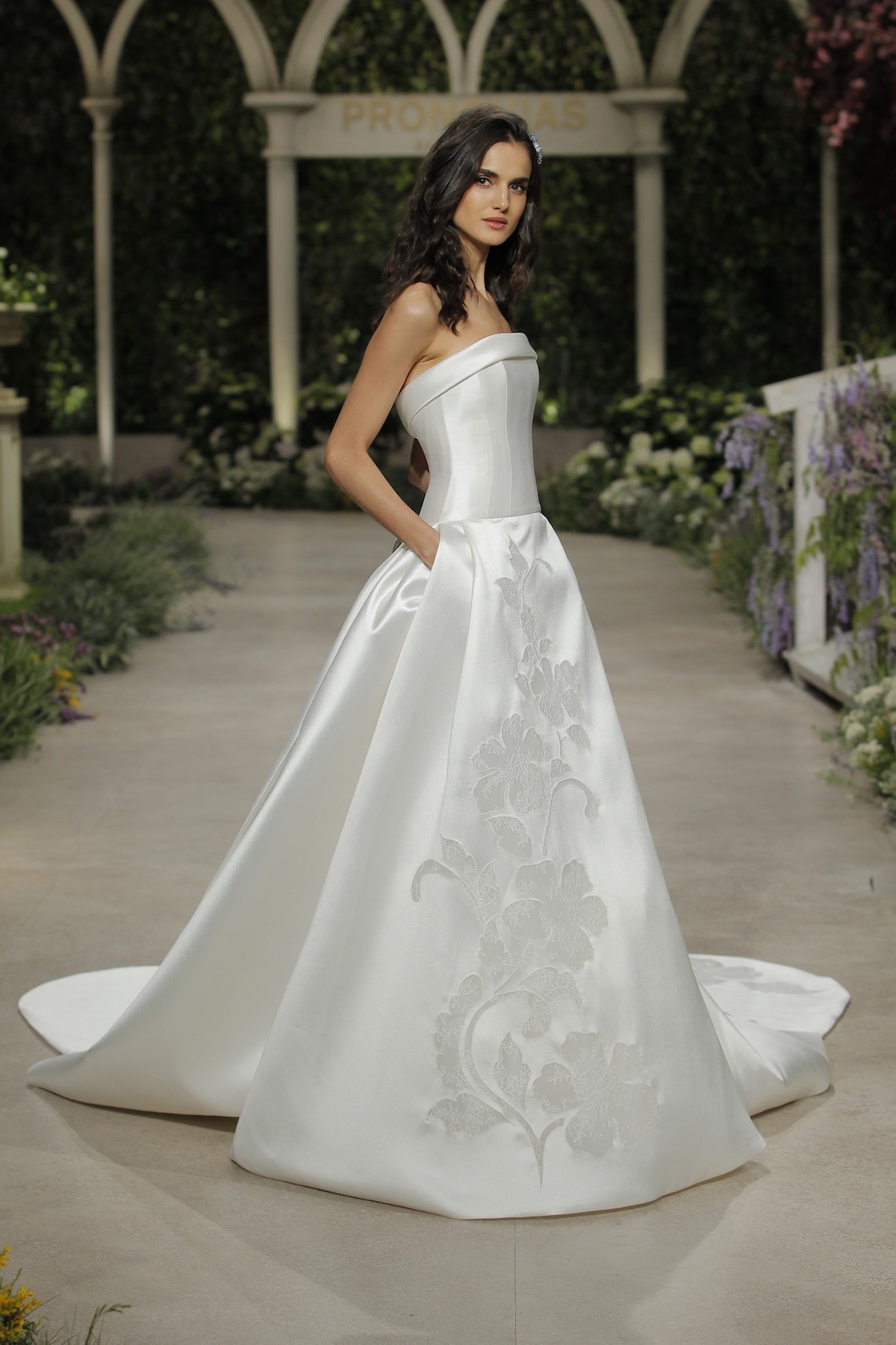 Pronovias 2019 In Bloom Wedding Dress Collection | Cassie 2