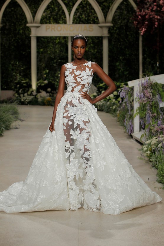 Pronovias 2019 In Bloom Wedding Dress Collection | Catia