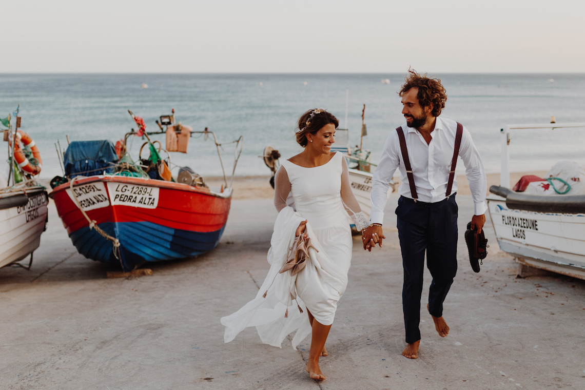 9 Guests 2 Dogs on a Beach in Portugal – A Wedding Film | Vanessa & Ivo 35