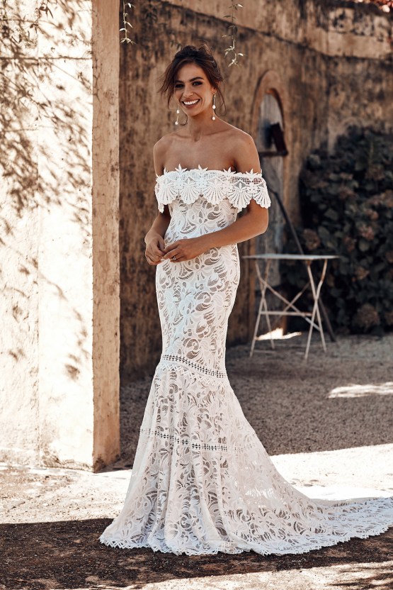 Free-Spirited Bohemian Icon Wedding Dress Collection by Graces Loves Lace | Dominga 2