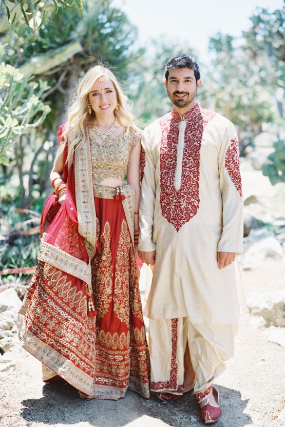 Hindu American Fusion Wedding (With Peonies) | Bramble and Vine 13