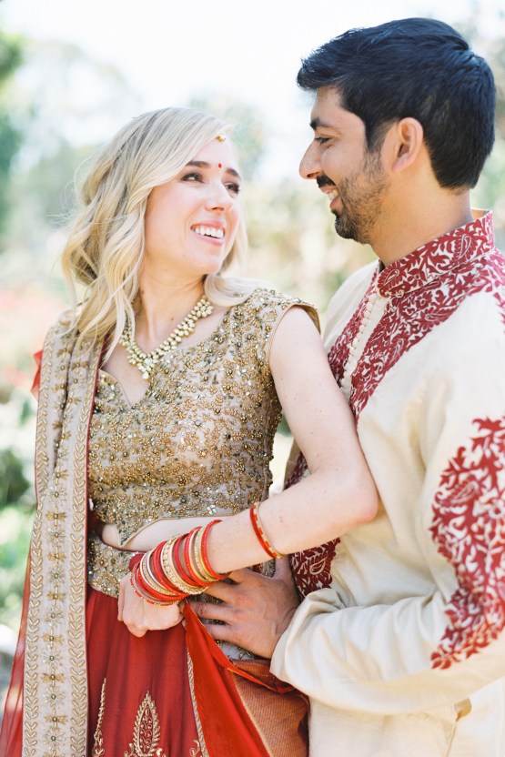 Hindu American Fusion Wedding (With Peonies) | Bramble and Vine 15