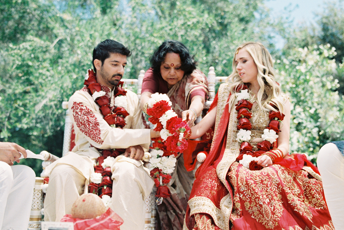 Hindu American Fusion Wedding (With Peonies) | Bramble and Vine 52