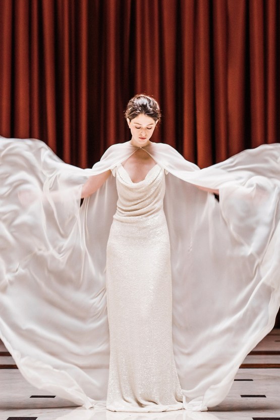 Sparkling Art Deco Wedding Inspiration From NYC | Mibellarosa | Jenny Fu Studio 15
