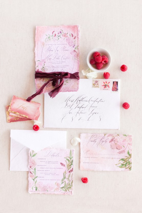 Summer Berry Wedding Ideas From The Hill Country | Jessica Chole 11