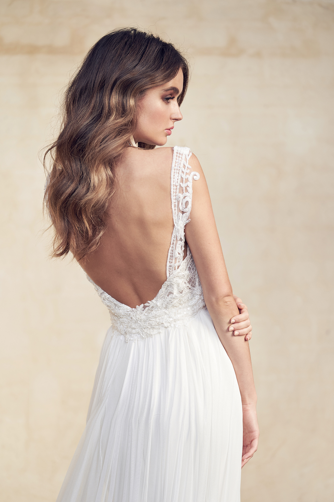 The Romantic & Sparkling Anna Campbell Wanderlust Wedding Dress Collection | Jamie Dress (Silk Tulle)-2